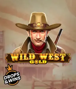  See the bold sheriff of "Wild West Gold," a thrilling slot game by Pragmatic Play. The image shows a confident sheriff with a golden star badge, framed by a sun-baked Old West town backdrop. The game's title is prominently displayed in a classic font, highlighting the Wild West adventure theme. 