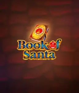 Immerse yourself in the holiday spirit with the Book of Santa game by Endorphina, highlighting an intricately designed golden book adorned with Santa's iconic image. This image captures the charm and joy of Christmas, set against a softly glowing red background. Ideal for holiday season gaming, delivering a captivating gaming experience. 